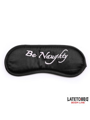 Set de 3 Piezas Antifaz, Esposas y Plumas Negro