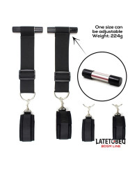 Restricciones para Puerta con Esposas Adjustables y Desmontables