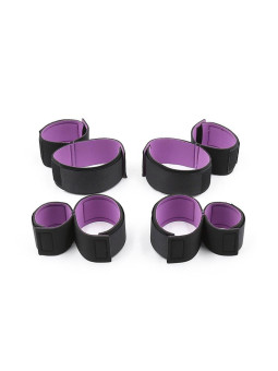 Set de Restricciones con Esposas para Muñeca y Tobillo Ajustables