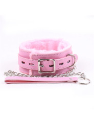 Collar con Correa Rosa Pastel