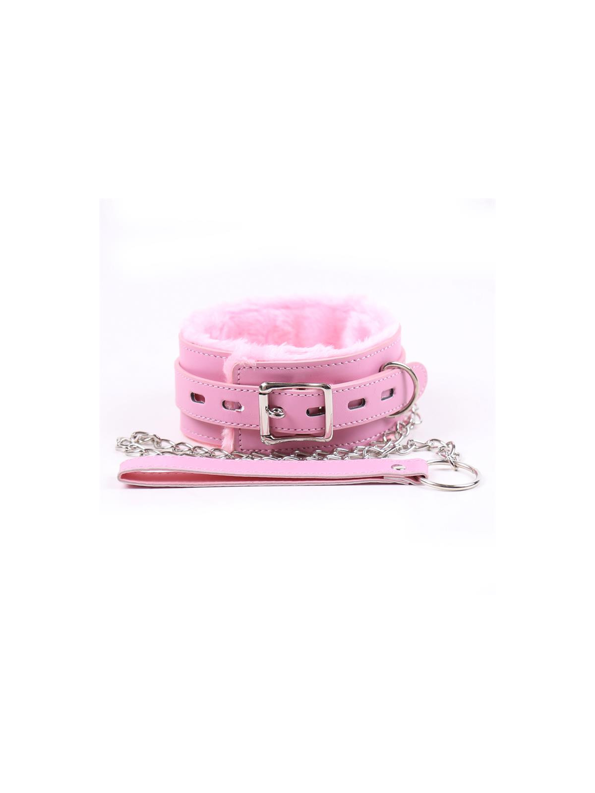 Collar con Correa Rosa Pastel