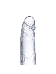 Dildo Realista con Testículos Material Cristalino 18 cm