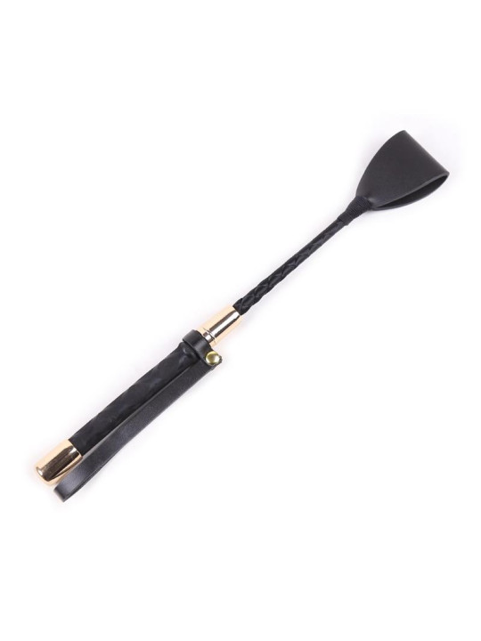 Fusta Clásica Negro y Dorado 30 cm