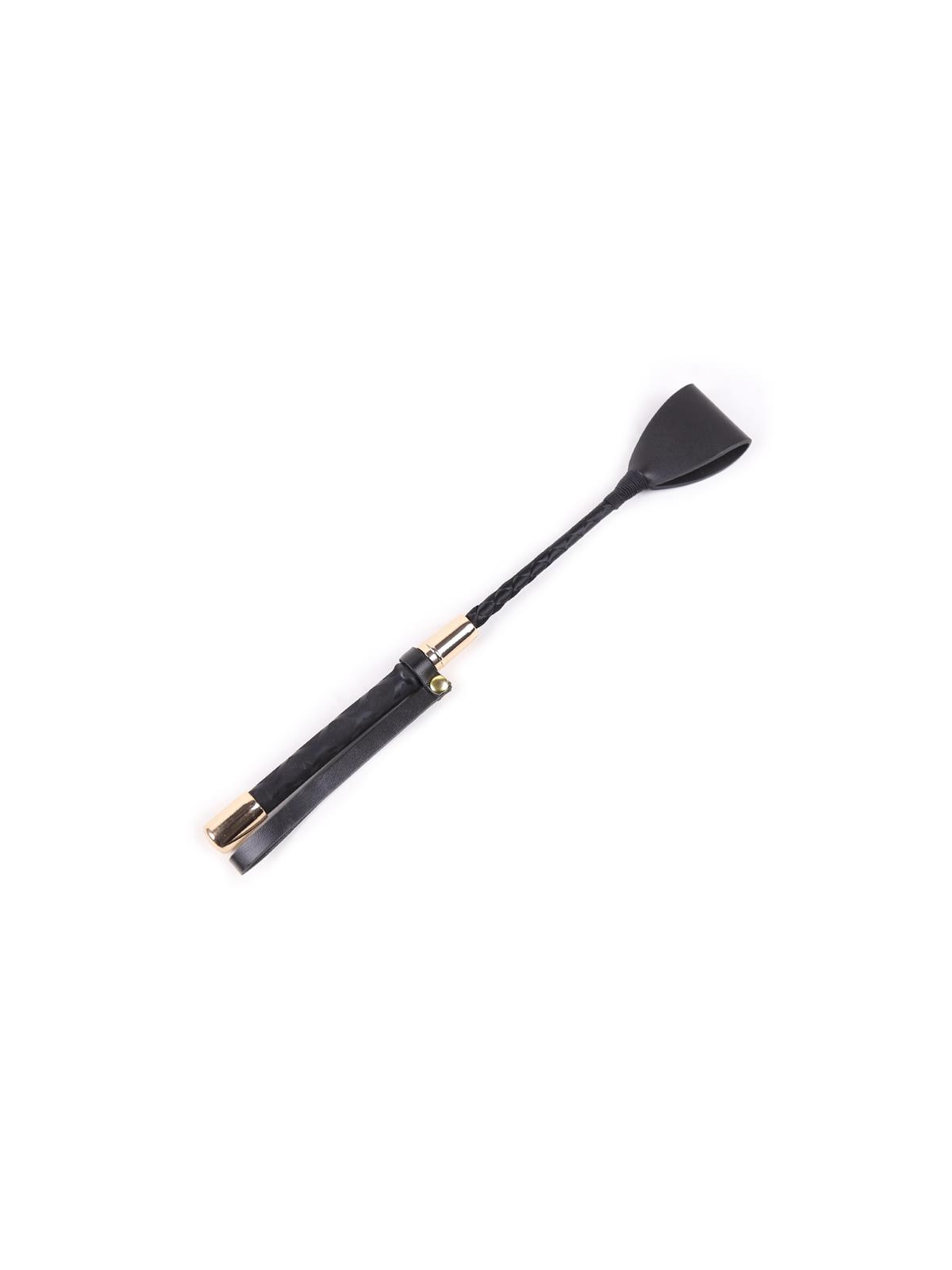 Fusta Clásica Negro y Dorado 30 cm