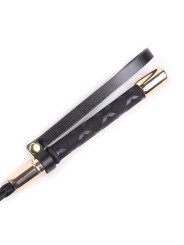 Fusta Clásica Negro y Dorado 30 cm