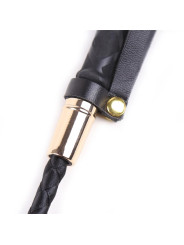 Fusta Clásica Negro y Dorado 30 cm