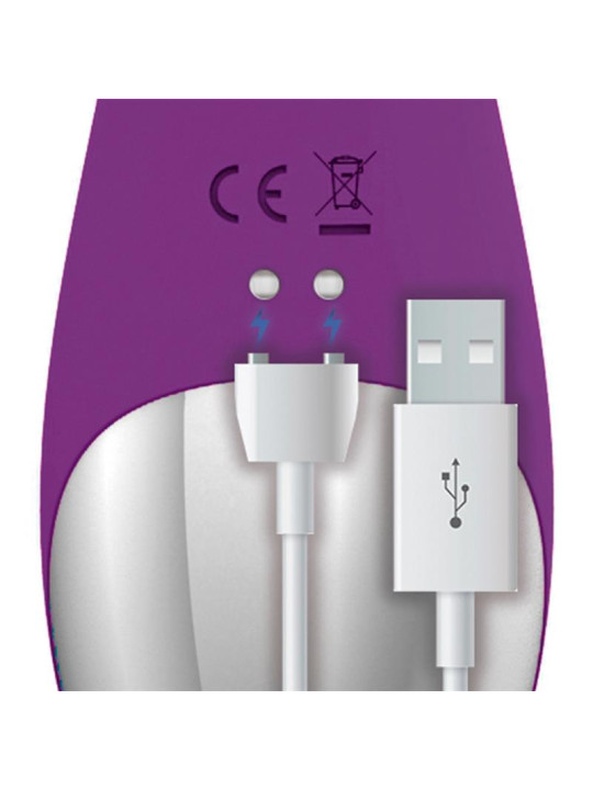 No. Nine Vibrador Punto G Función de Pulsación USB Magnético Silicona