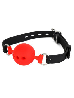 Mordaza Bola Silicona Transpirable M - 4.5 cm