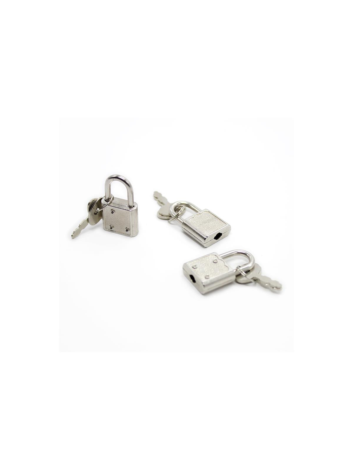 Candado y Llaves Plateado