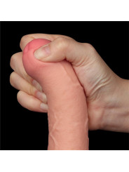 Dildo Dual Layer Piel Deslizante Retractil 8