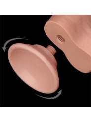 Dildo Dual Layer Piel Deslizante Retractil 8