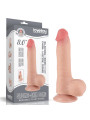 Dildo Dual Layer Piel Deslizante Retractil 8