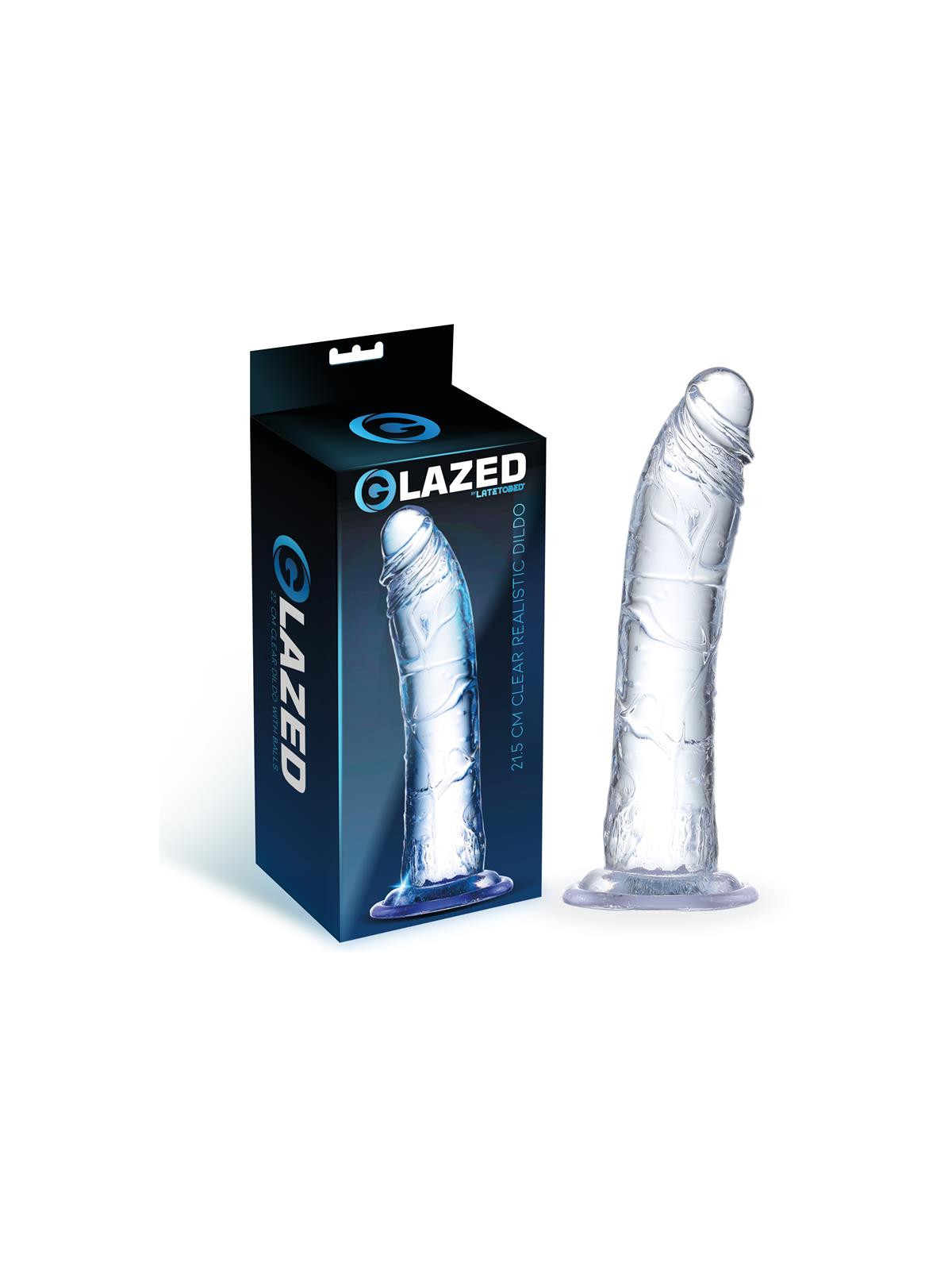 Dildo Realista Material Cristalino 21,5 cm