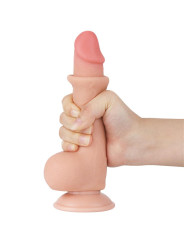 Dildo Dual Layer Piel Deslizante 7.5