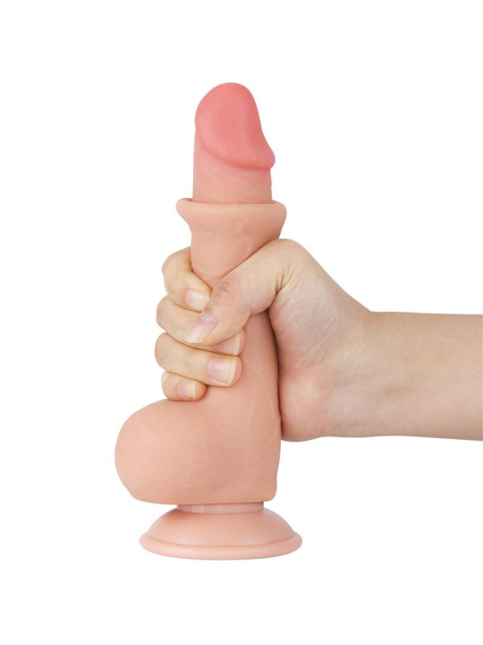 Dildo Dual Layer Piel Deslizante 7.5