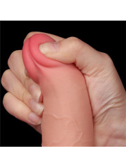 Dildo Dual Layer Piel Deslizante 7.5