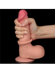 Dildo Dual Layer Piel Deslizante 7.5