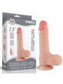 Dildo Dual Layer Piel Deslizante 7.5