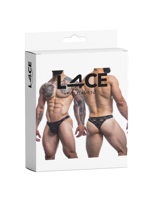 L4CE03 Tanga con Encaje