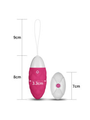 Huevo Vibrador iJoy Control Remoto USB Rosa