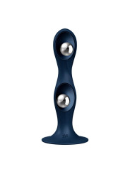 Dildo con Bola Interna Double Ball-R Azul