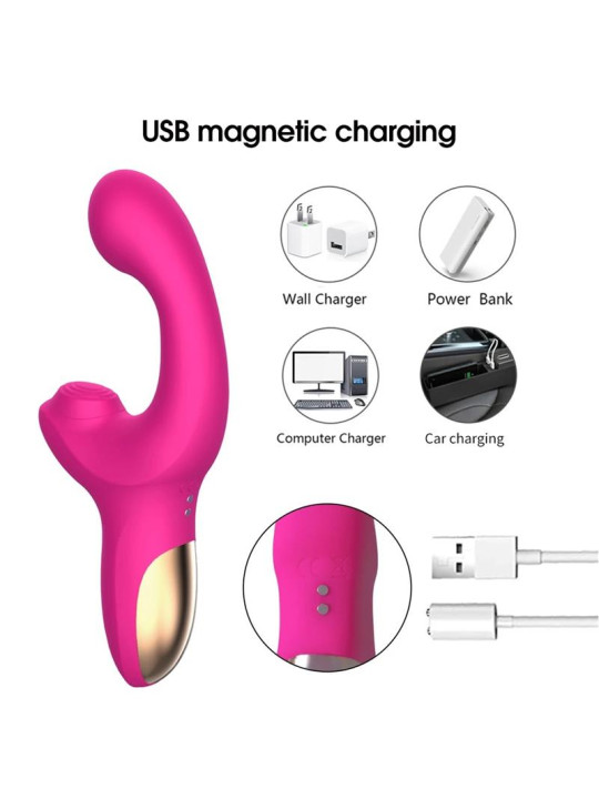 Volse Vibrador Triple Función con Finger y Pulsación Tapping