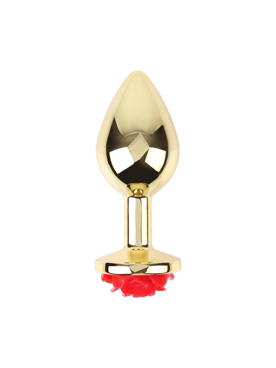 Plug Anal con Joya de Rosa Showy Rose Talla L