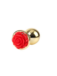 Plug Anal con Joya de Rosa Showy Rose Talla L