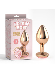 Plug Anal con Joya de Rosa Color Rose Talla M
