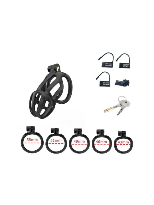 P-Cage PC02 Jaula para el Pene 3 Tallas