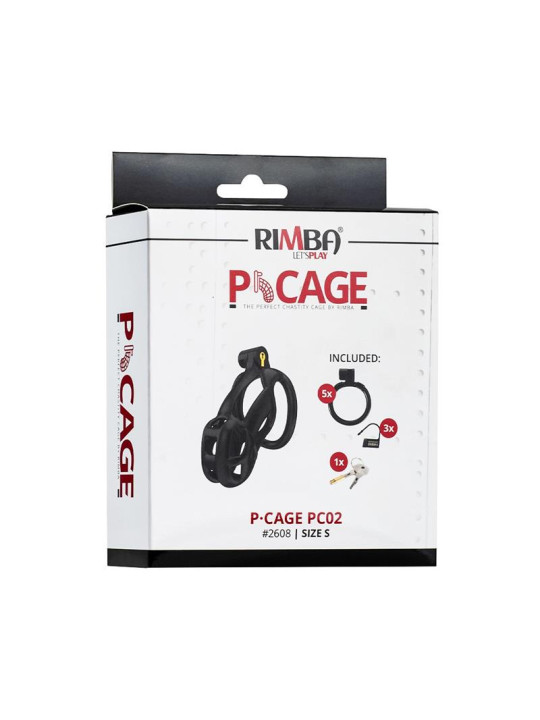 P-Cage PC02 Jaula para el Pene 3 Tallas