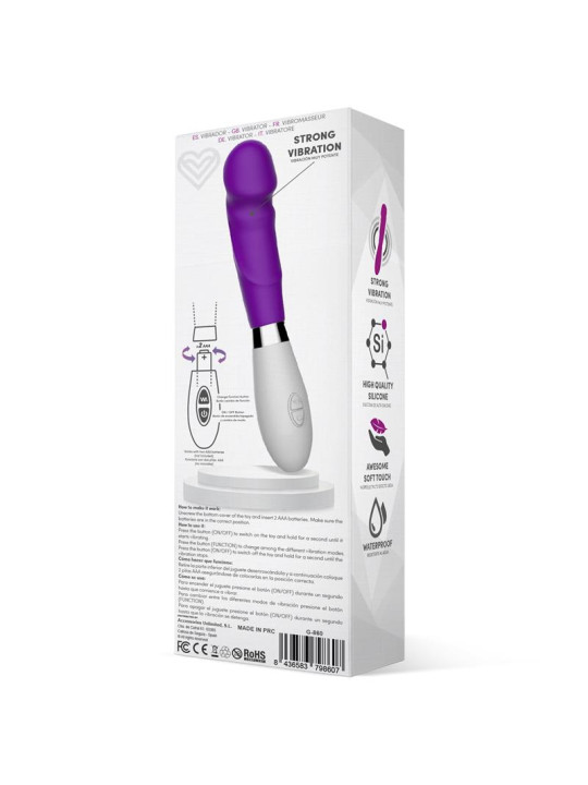 Louver Vibrador Silicona Púrpura