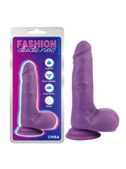 Dildo Dual Density Purpura 7