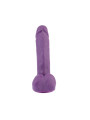 Dildo Dual Density Purpura 7.6