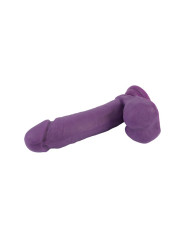 Dildo Dual Density Purpura 7.6