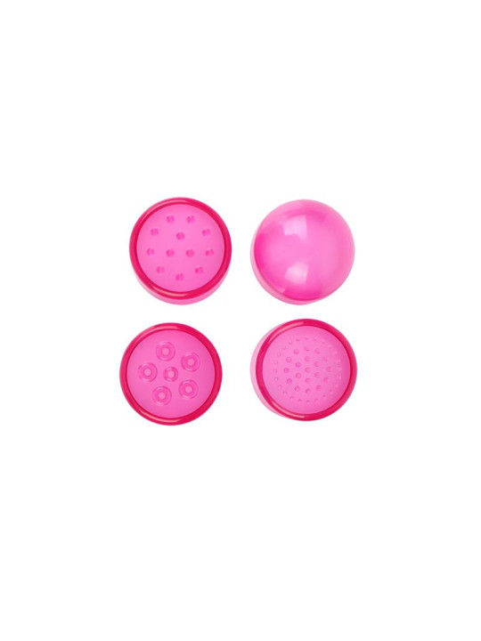 Mini Masajeador 3 Cabezales Rosa