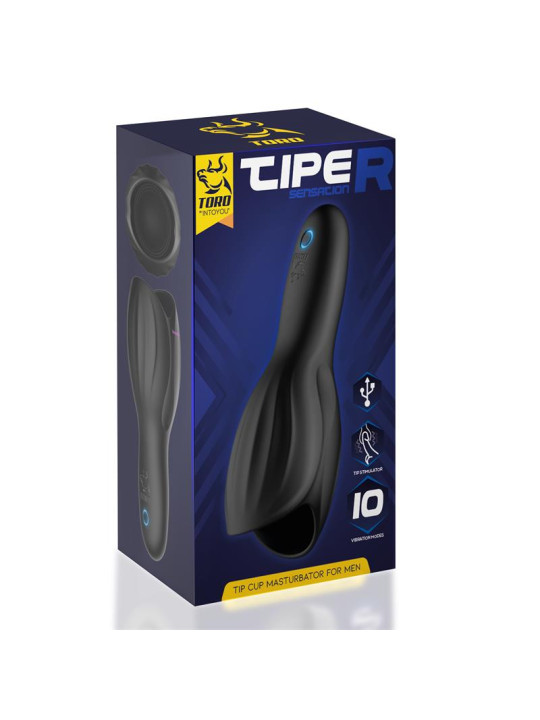 Tiper Copa Masturbadora para el Pene Silicona USB