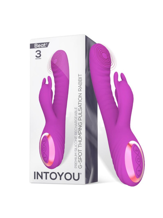 Beat3 Vibrador con Punto G con Pulsación 3 Motores