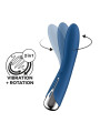 Spinning Vibe 1 Vibrador y Rotador Azul