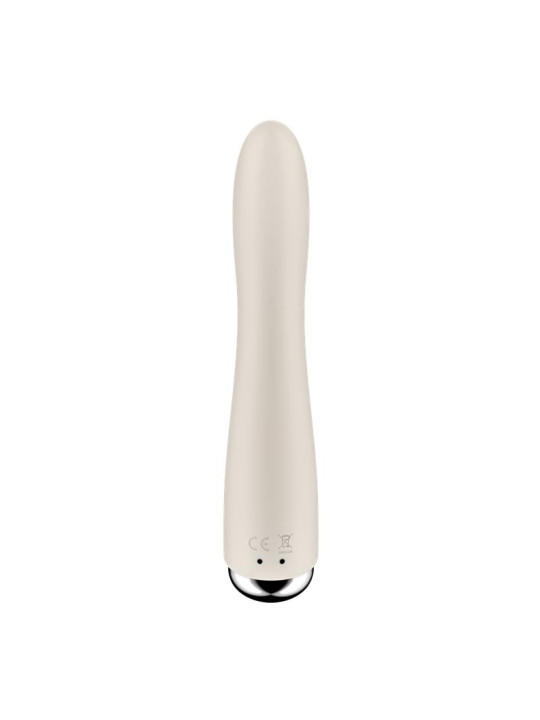 Spinning Vibe 1 Vibrador y Rotador Beige