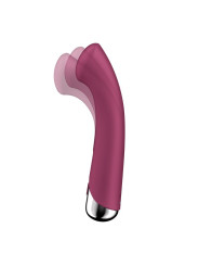 Spinning G-Spot 1 Vibrador y Rotador Rojo