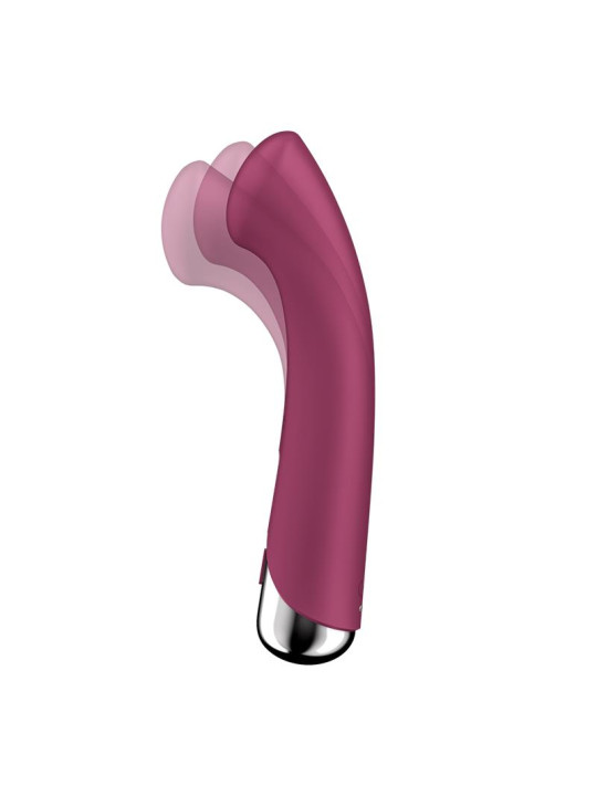 Spinning G-Spot 1 Vibrador y Rotador Rojo