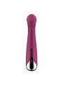 Spinning G-Spot 1 Vibrador y Rotador Rojo