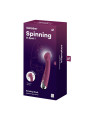 Spinning G-Spot 1 Vibrador y Rotador Rojo