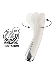 Spinning G-Spot 1 Vibrador y Rotador Beige