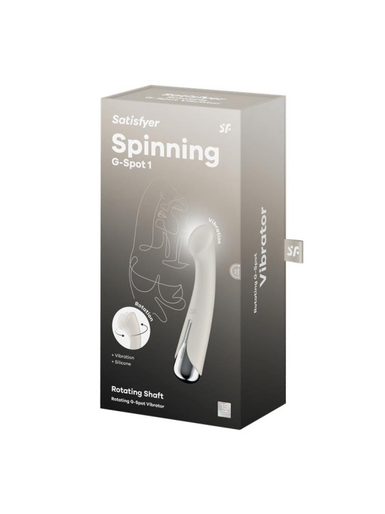 Spinning G-Spot 1 Vibrador y Rotador Beige