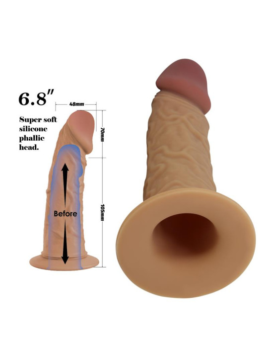 Draven Arnés Universal Ajustable con Dildo Hueco con Vibración