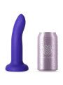 Dildo con Vibración que Cambia de Color Azul a Púrpura Talla M 17 cm