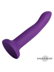 Dildo que Cambia de Color de Púrpura a Rosa Talla M 17 cm