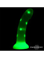 Dildo que Brilla en la Oscuridad Confetti Star 17 cm